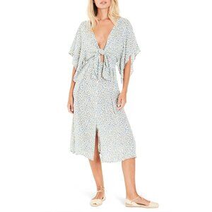 FAITHFULL Massimo Midi Dress Dahlia Floral Size M